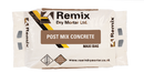 Post mix concrete