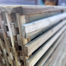 Superior double slatted fence panel