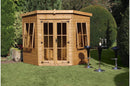 Corner summer house