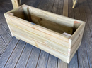 wooden decking planter