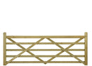Treated softwood gate