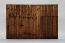 Somerlap feather edge fence panels