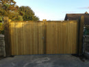 Flat top entrance gate