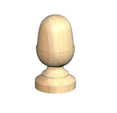 Acorn finial with double ended screw
