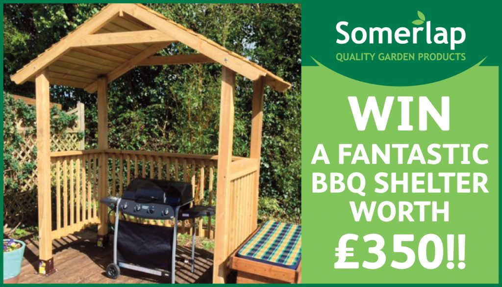 Share your pallet project and win a Somerlap BBQ shelter