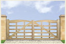 Cambridgeshire gate pair