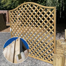 Omega Lattice Fence Panel