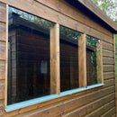 Garden shed window