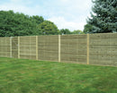 Superior double slatted fence panel