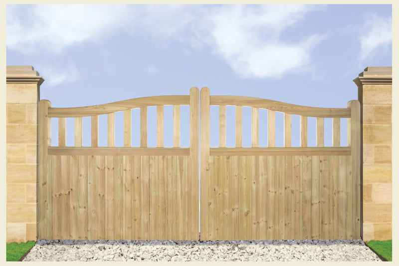 TOR Cottage Gate - Softwood (Sweeping)