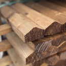 Feather Edge Fencing Rounded Top Capping