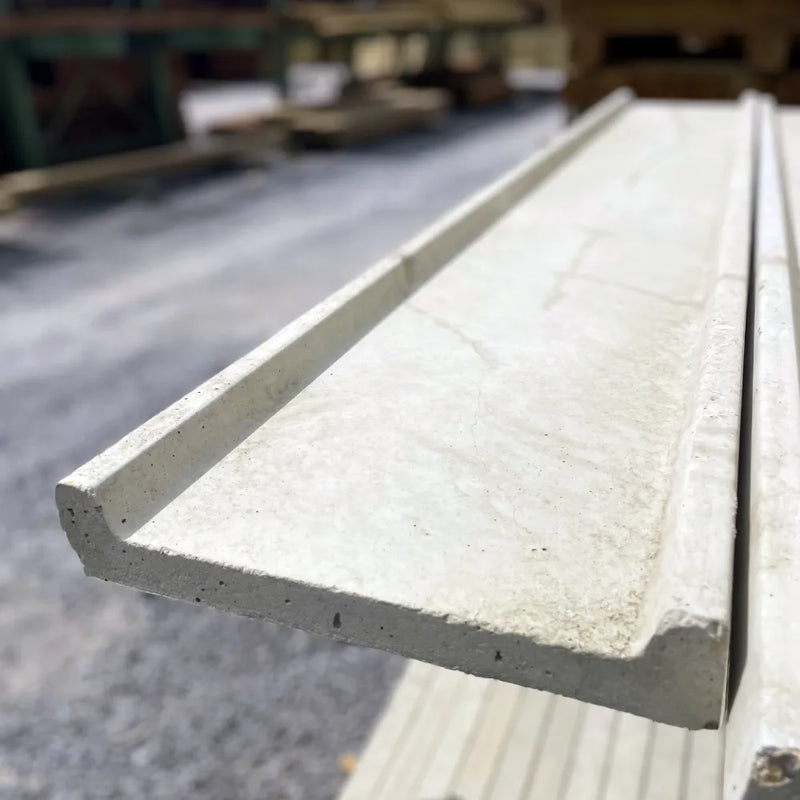 1800mm Concrete Recessed Gravel Board