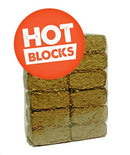 Hot blocks wooden briquettes