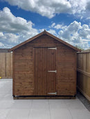 Wooden apex shed