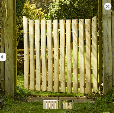 Cottage Wooden Side Gate