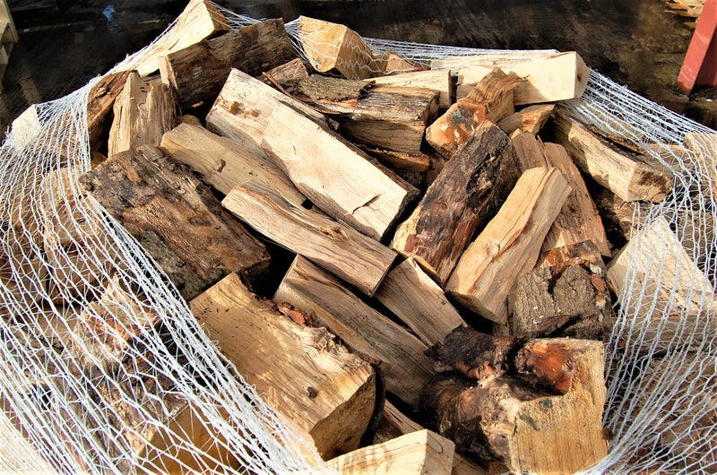Kiln-dried hardwood logs