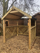 Softwood Garden 2m x 2m Shelter - Pent or Apex Roof