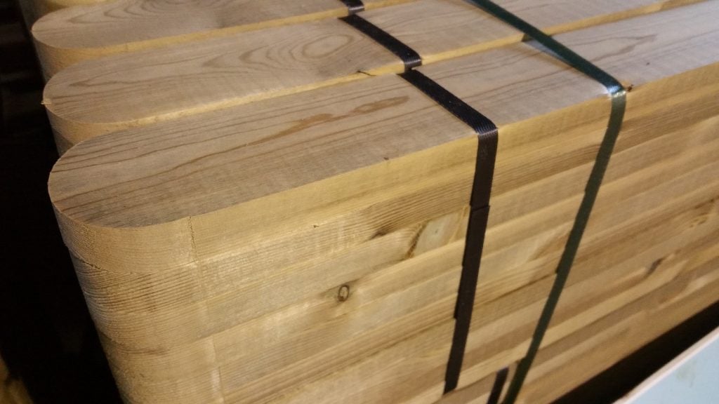 One Picket Planed Round Top Single Picket - 20 x 75mm | Somerlap Somerset