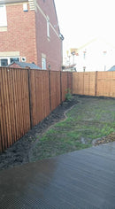 Somerlap feather edge fence panels