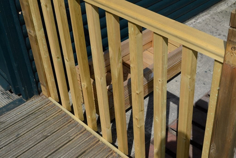 Square Reeded Spindle Square Decking Spindle | Somerlap Somerset