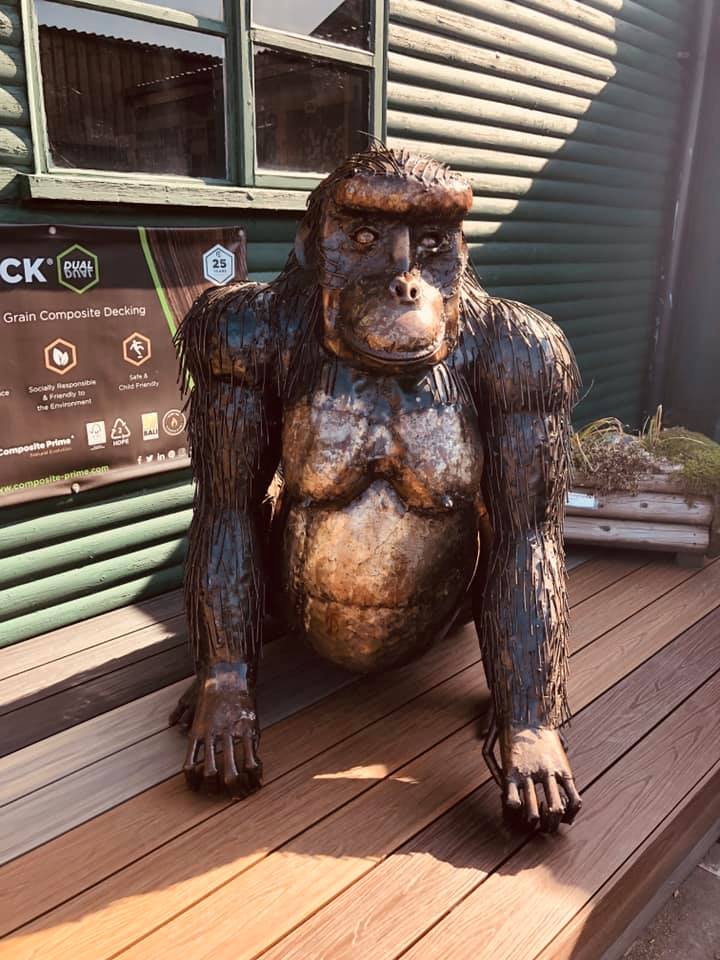 gorilla sculpture